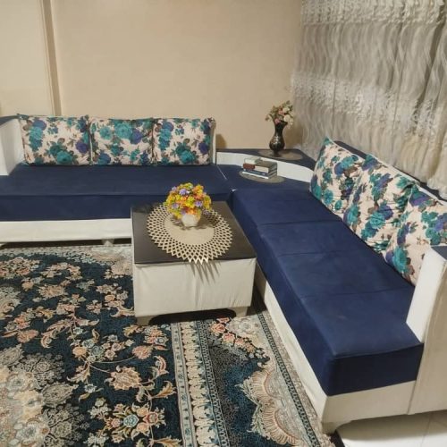 مبل راحتی ال باجلومبلی وشش عددکوسن