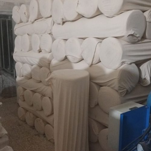 خریدار ته طاقه و تیکه پارچه