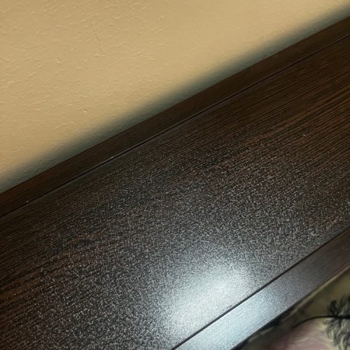 تخت دونفره تمام ام دی اف با کمد دو در و میز آرایشی همراه ایینه