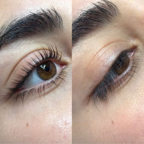 مدل لیفت مژه و ابرو برای پیج کاری