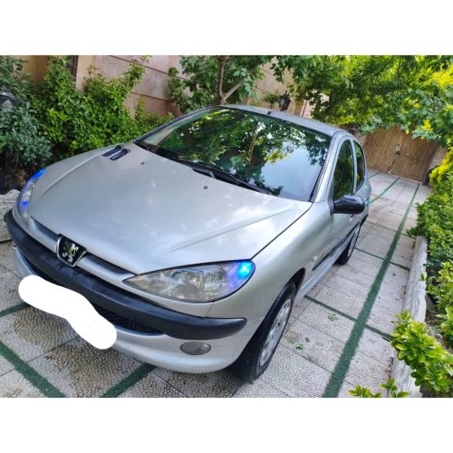 پژو 206 نقره ای مدل 84