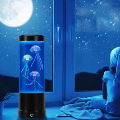 چراغ خواب آکواریومی ، نُور نرم ، حِس دریا ، خوابی شفاف .