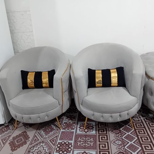 مبل 8 نفره چستر به همراه 4 عدد عسلی