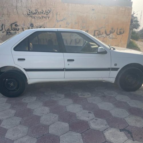 پژو 405 سفید مدل 97