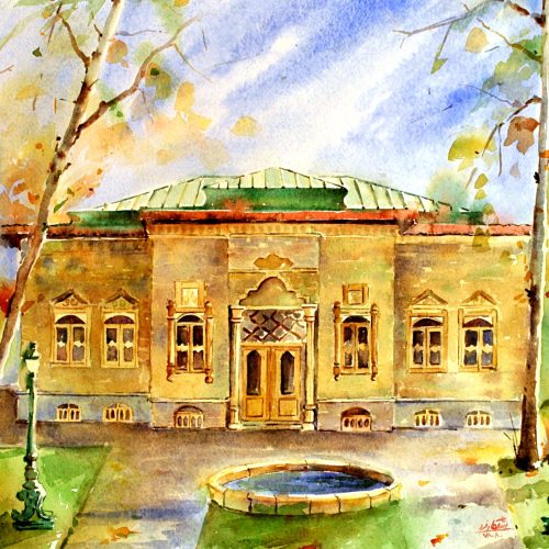 کارت  پستال نقاشی آبرنگ “