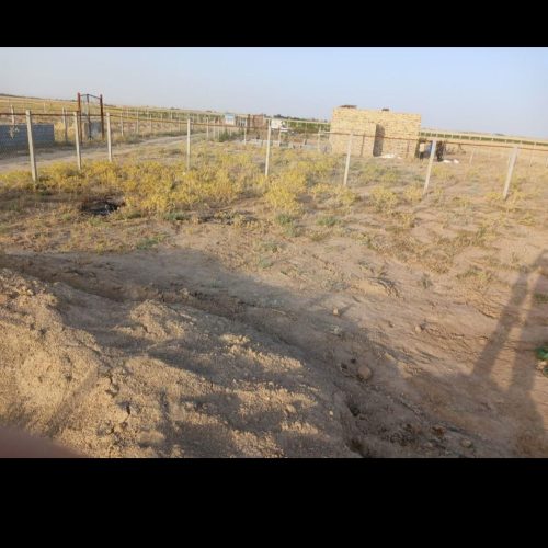 زمین کشاورزی فنس کامل استخر کنده شده آب هفته ای 5دقیقه 6اینچ