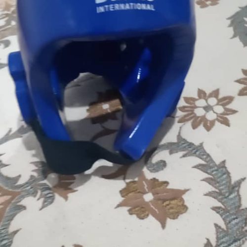 ست کامل ورزشی تکواندو هگو روپایی دستکش ساق بند کاپ کش ابدا کش لوپ