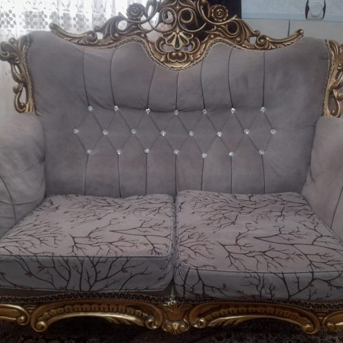 مبل 7 نفره رنگ توسی