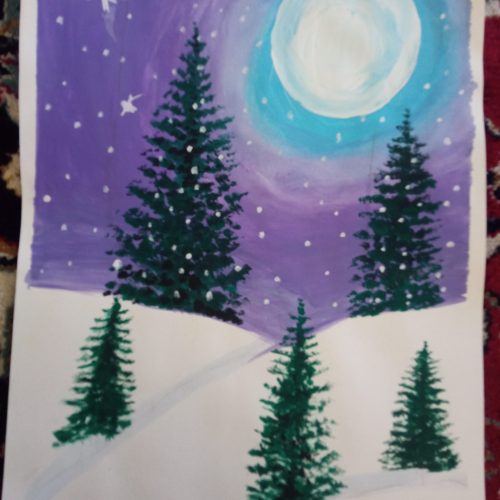 نقاشی روی کاغذ مخصوص