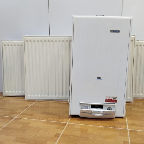 پکیج ب همراه دو عدد رادیاتور