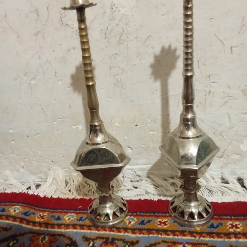دوتا گلاب گیری قدیمی برنجی