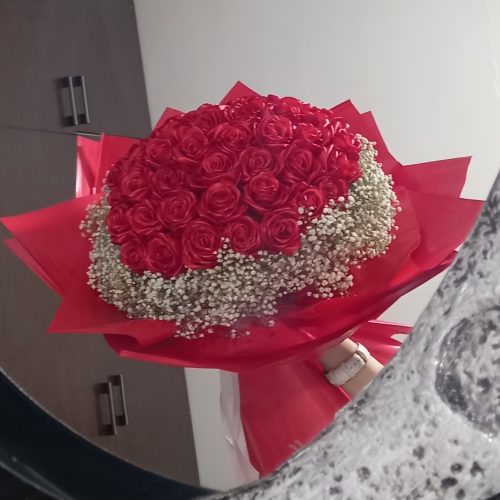 دسته گل رز ربانی