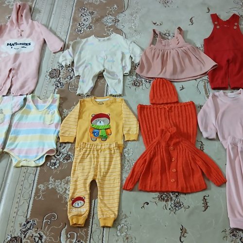لباس بچه‌گانه از 5و6ماهگی تا 1سال و نیم