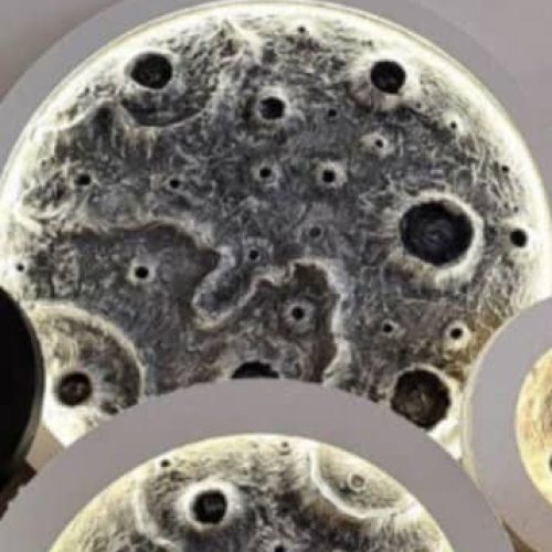 تابلو ماه و ساعت