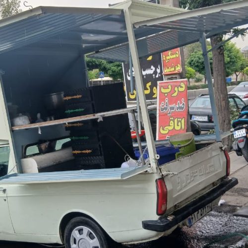 بلال پز با اتاق وانت ساندویچی