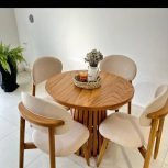 صندلی نوبل با میز سبتی