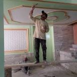 نقاشی ساختمان .درب و پنجره .کناف