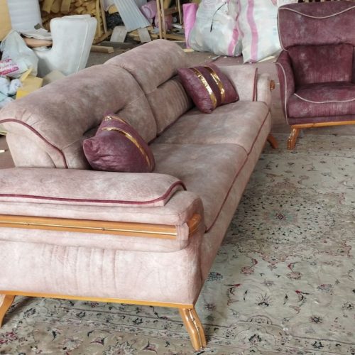 کاناپه سه نفره+تک راحتی