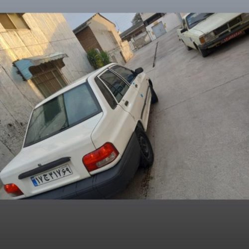 پراید صبا سفید مدل 89