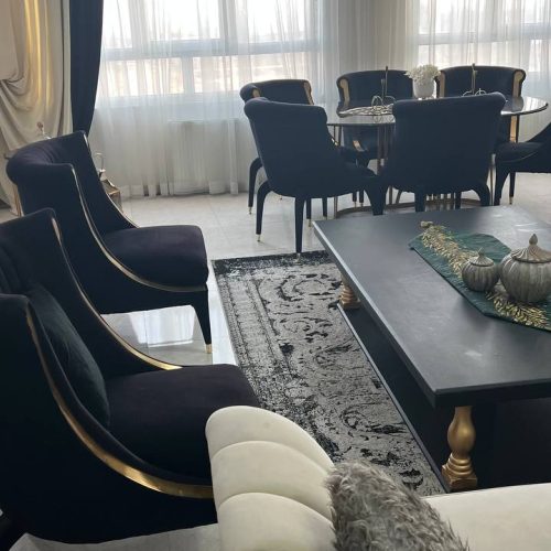 فروش مبلمان 8نفره همراه با ناهار خوری 6 نفره
