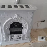 سلام یک ماشین لباسشویی ال جی ویک بخاری شومینه دار