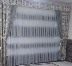 دوخت ونصب پرده‌ وتعمیرات هرنوع پرده‌ طحردار وساده