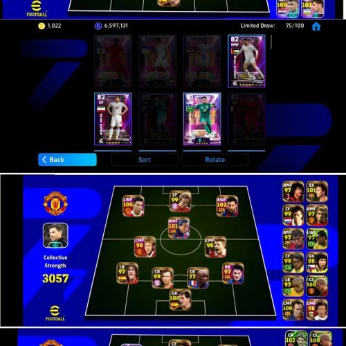 اکانت ای فوتبال موبایل 2025