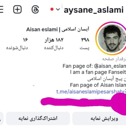 پیج اینستاگرام