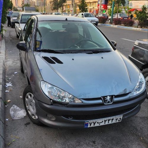 206 مدل 84 رنگ خاکستری بدون رنگ