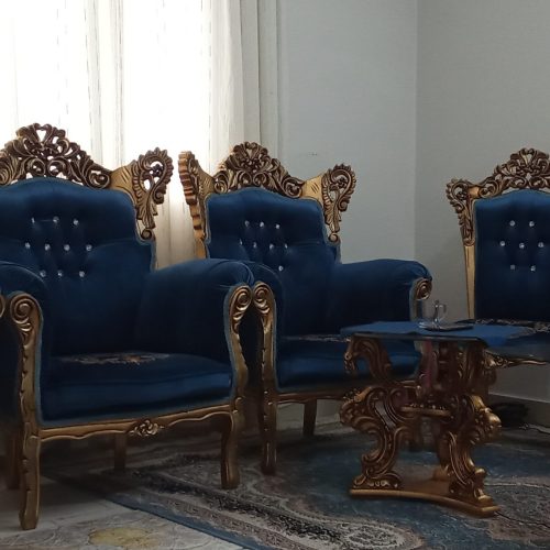 مبلمان سلطنتی و جلو مبلی 9نفره