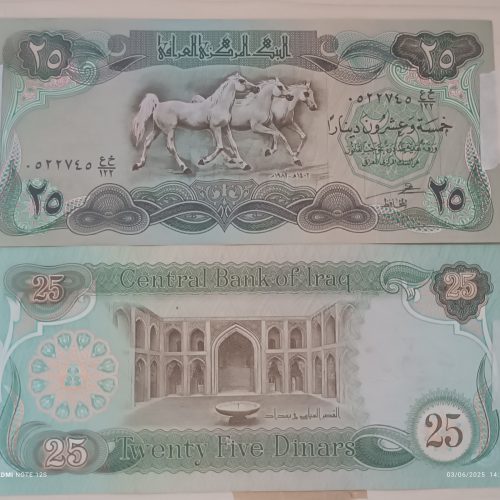 اسکناس عراق برای سال 1982 میلادی