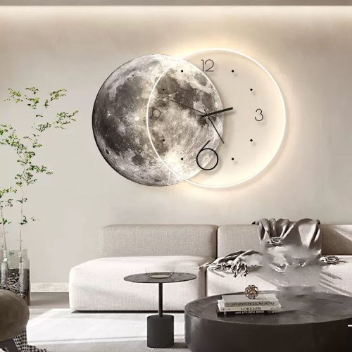 تابلو ماه و ساعت