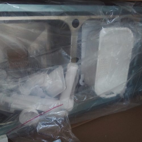 سینک باکسی مدل can8112 دو قلو فروش فوری زیر قیمت