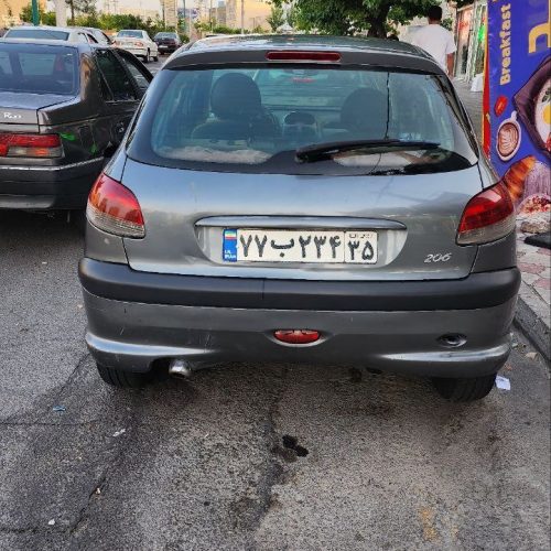 206 مدل 84 رنگ خاکستری بدون رنگ