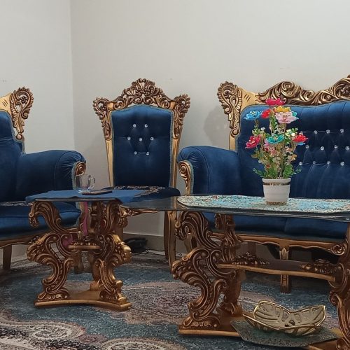 مبلمان سلطنتی و جلو مبلی 9نفره