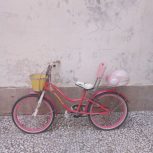 دوچرخه دخترانه صورتی