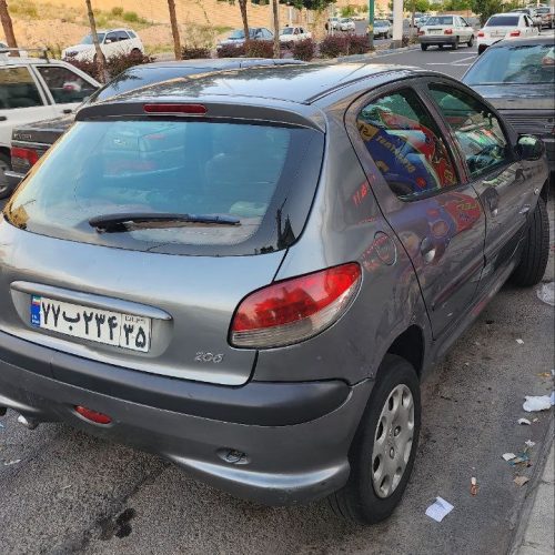 206 مدل 84 رنگ خاکستری بدون رنگ