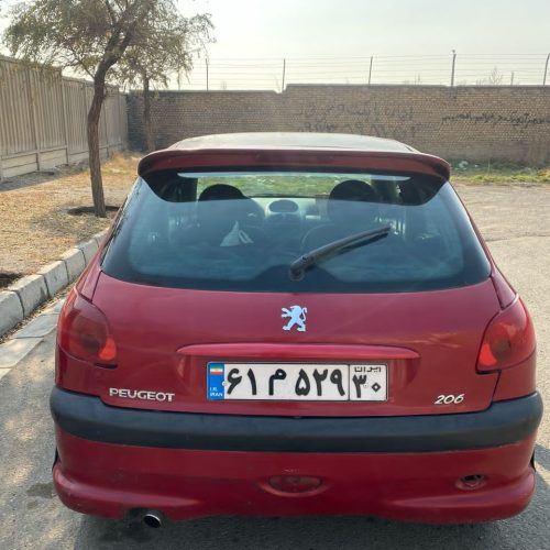 پژو206 مدل 84 بسیار سالم فنی بشرط سلامت هیدرولیک ودینام واستارت نو