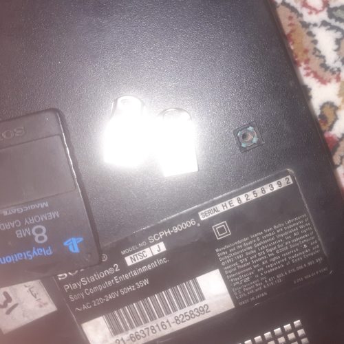 PS2 کپی خور اصل نو با دو فلش بازی معموری کارت 8