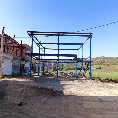 اسکلت 2طبقه