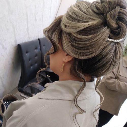 مدل شنیون برای مرسمات شما💇🏼‍♀