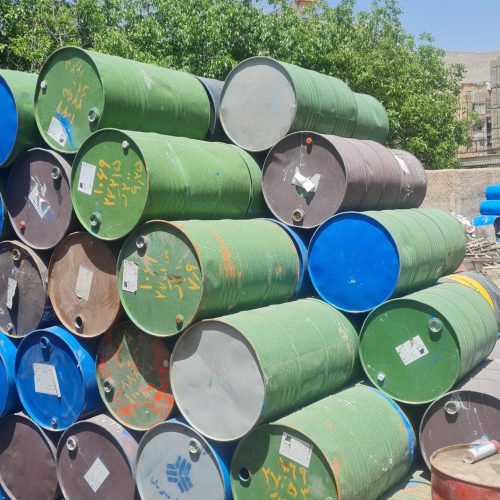 فروش عمده بشگه فلزی وپلاستیکی نو و استوک