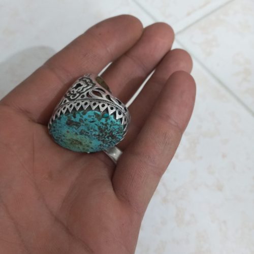 انگشتر فیروزه  نقر