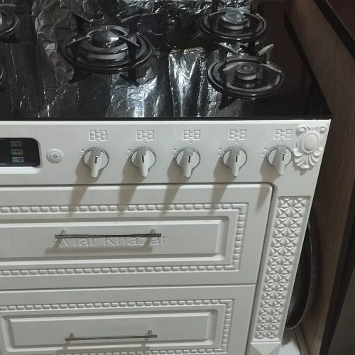اجاق گاز تمیز در حد نو