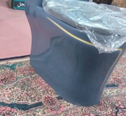 توالت فرنگی نو با کارتن