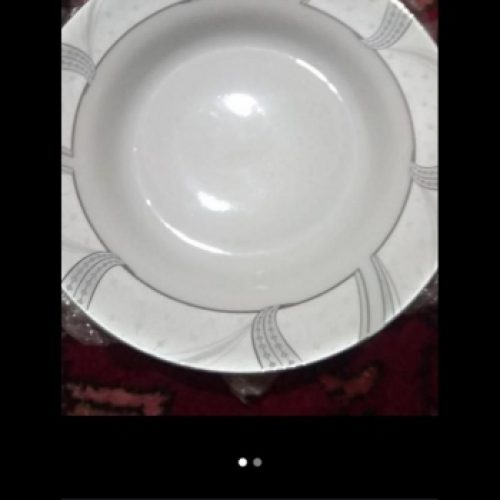 سه دست استکان بشقاب کفگیر نمکدان