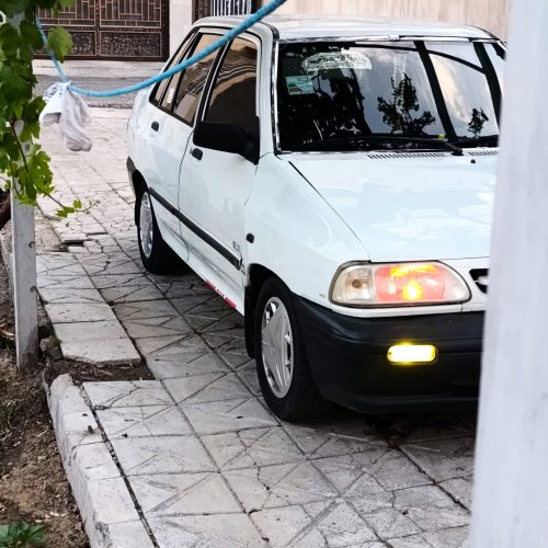 پراید مدل 82 رنگ سفید تک سوز