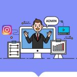 ادمین.  کار در منزل