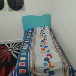 کمد لباس دو تیکه در حد نود و تخت خواب