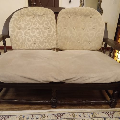 مبل یا راحتی مار دار چوب 7 نفره